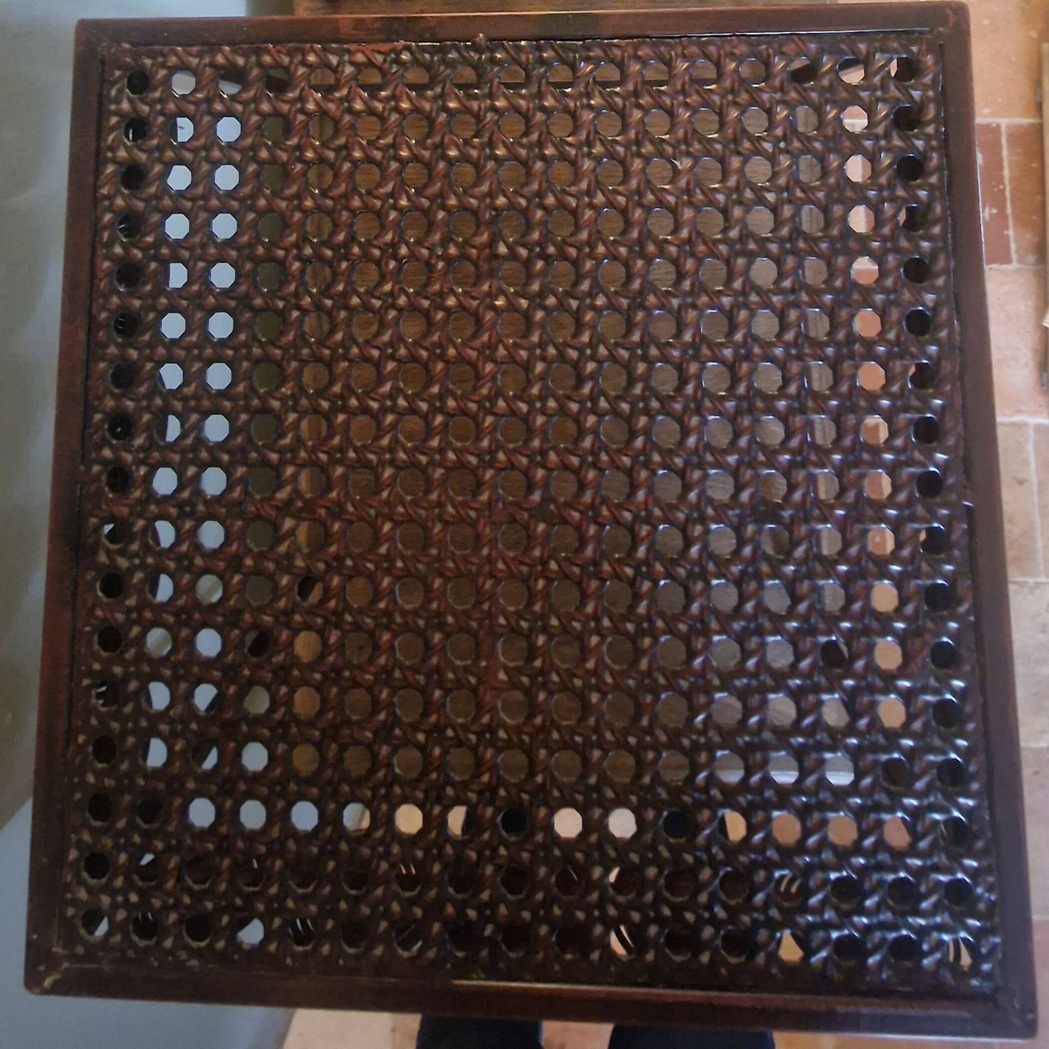 Lot de 2 tables de chevet en métal