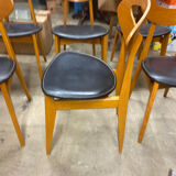 Set of 6 Scandinavian Roger Landault chairs produced by sentou