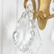 Pair of wall sconces in bronze and crystal – Empire Style – MG