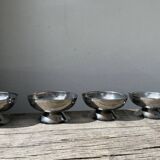 8 coupelles inox 1970