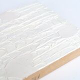 Painting, textured white painting by Vincent Dufresne, 2017