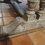 19th century patinated monastery table