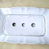 Pillivuyt white porcelain asparagus dish