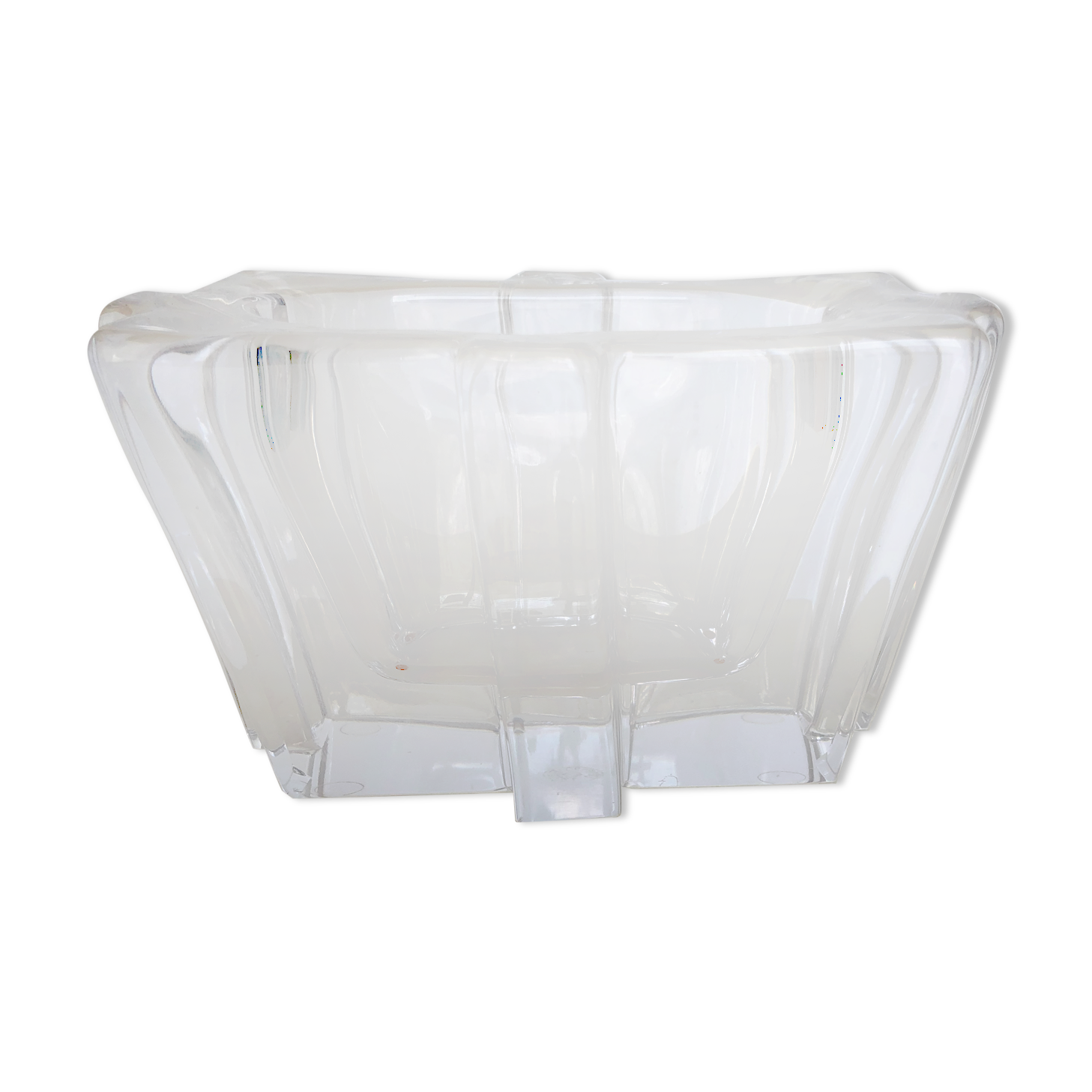 Rectangular Bayel crystal vase