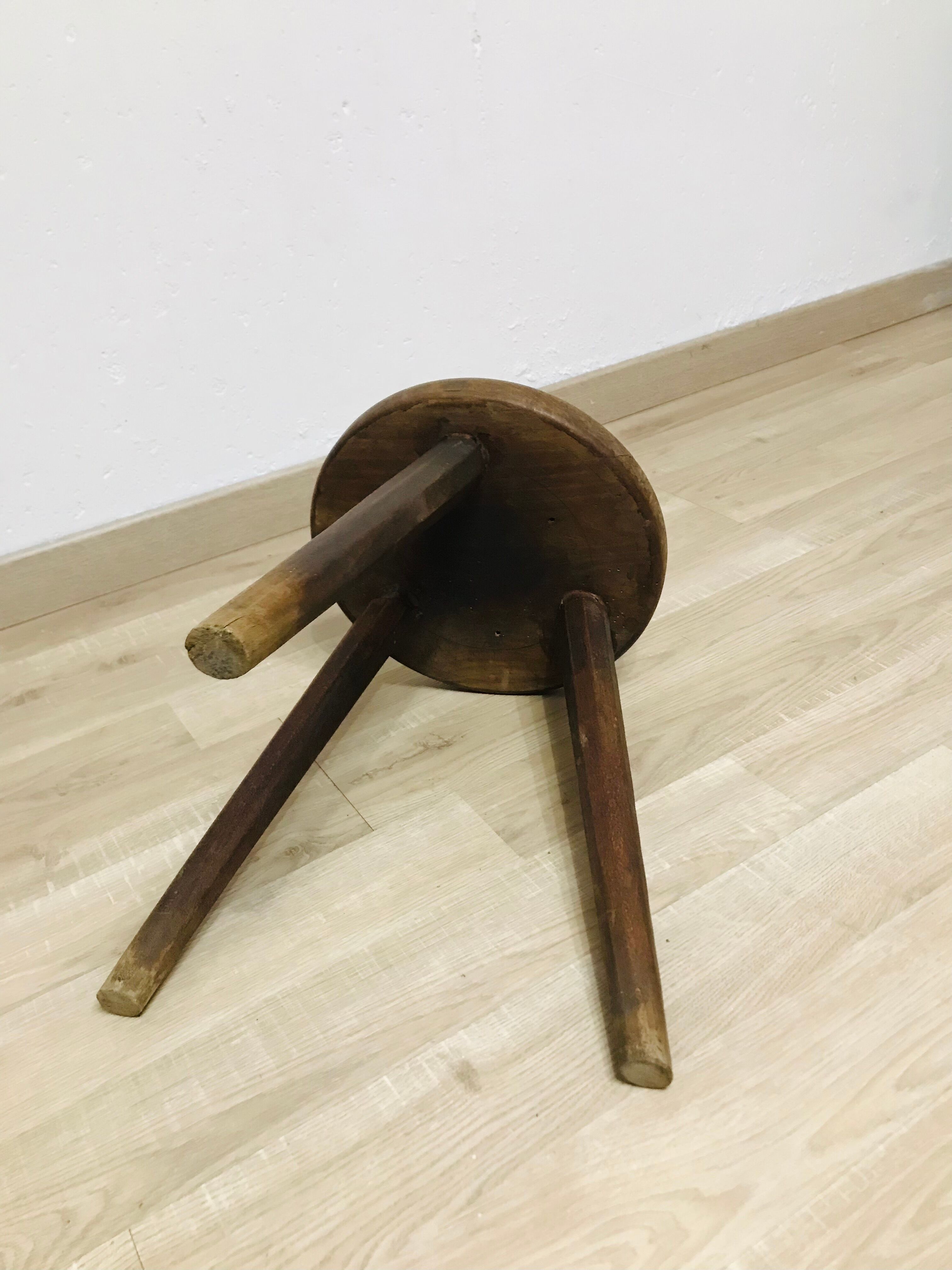 Old farm stool