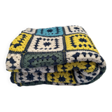 Large format vintage crochet blanket