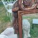 Antique Louis XVI style gilded wood mirror