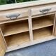 Vintage sideboard in solid oak from France, 20th century, 250cm