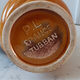 Ceramic pitcher signed Poët Laval Turban 70s