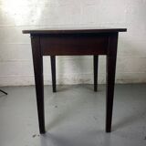 Wooden side table with drawer.