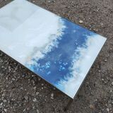 Organic glass coffee tables
