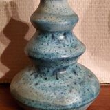 Designer vase by Jean Busson in glazed ceramic terracotta from Dinan