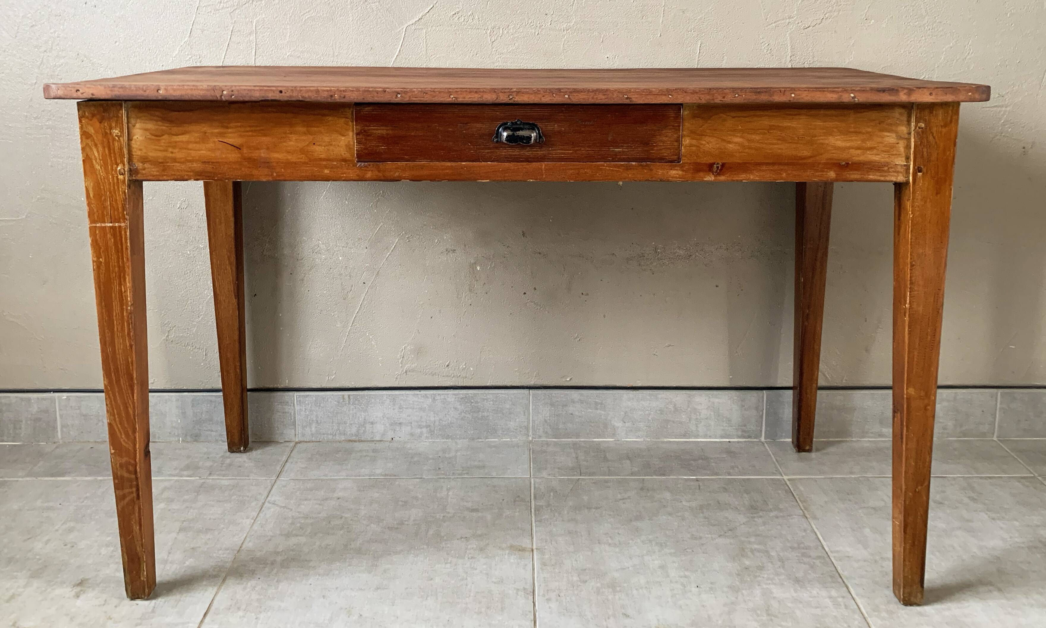 Vintage oak desk / table from the 1950s