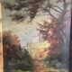 Oil on canvas 19th century landscape by Brunot