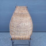 Fauteuil en rotin, 1980