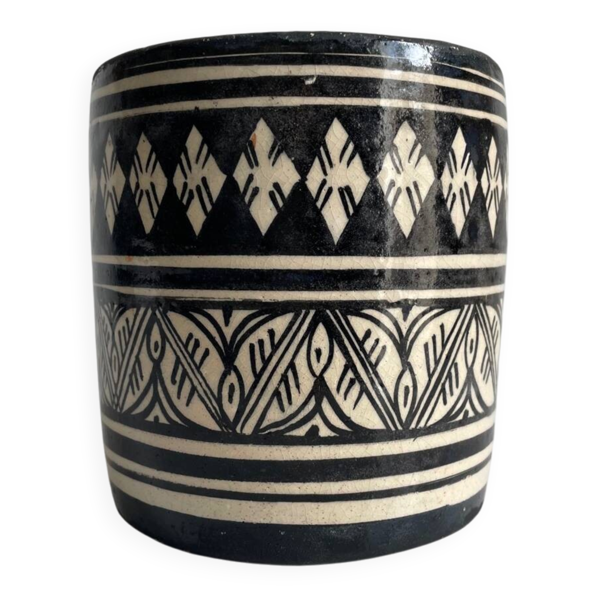 Ceramic pot, Casablanca, mid-20th century