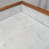 Meuble de toilette en noyer