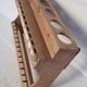 Old wall shelf - Burmese teak rack - 53 x 15.5 x 39 cm