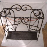 Painted iron Art Deco umbrella holder, 1940/50