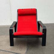 Mid-century modern Pulkka lounge chair by Ilmari Lappalainen for Asko, Finland, 1960s.