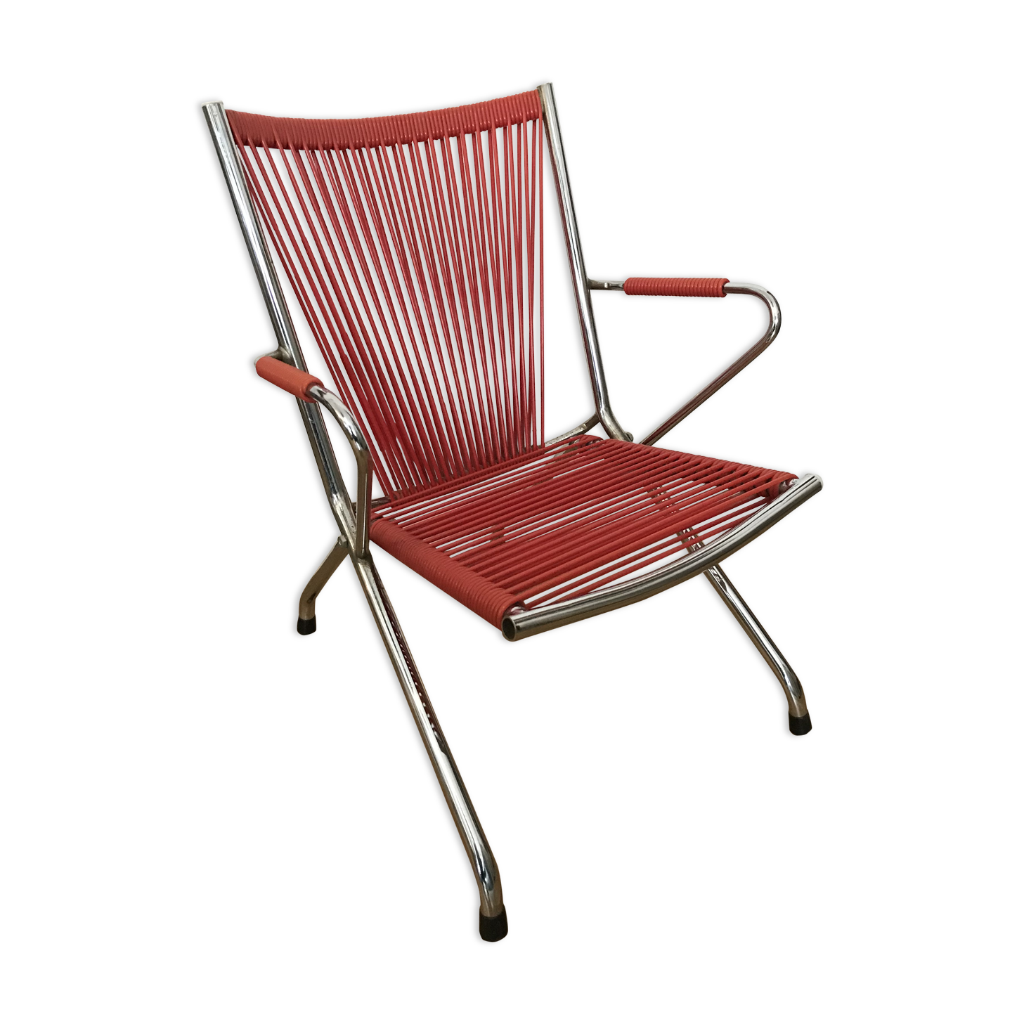 Folding child scoubidou chair