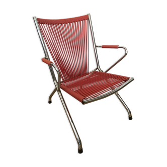 Folding child scoubidou chair