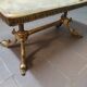Table basse marbre et bronze