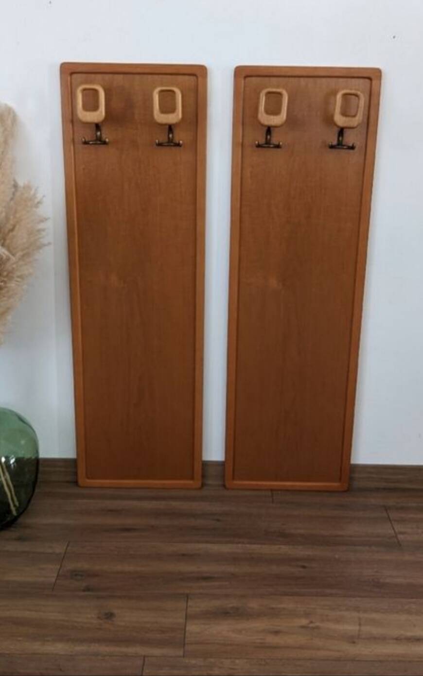 Set of 2 wall coat racks from the 50s