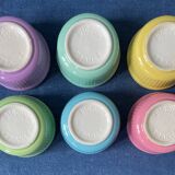 Series of 6 vintage ramekins Digoin France