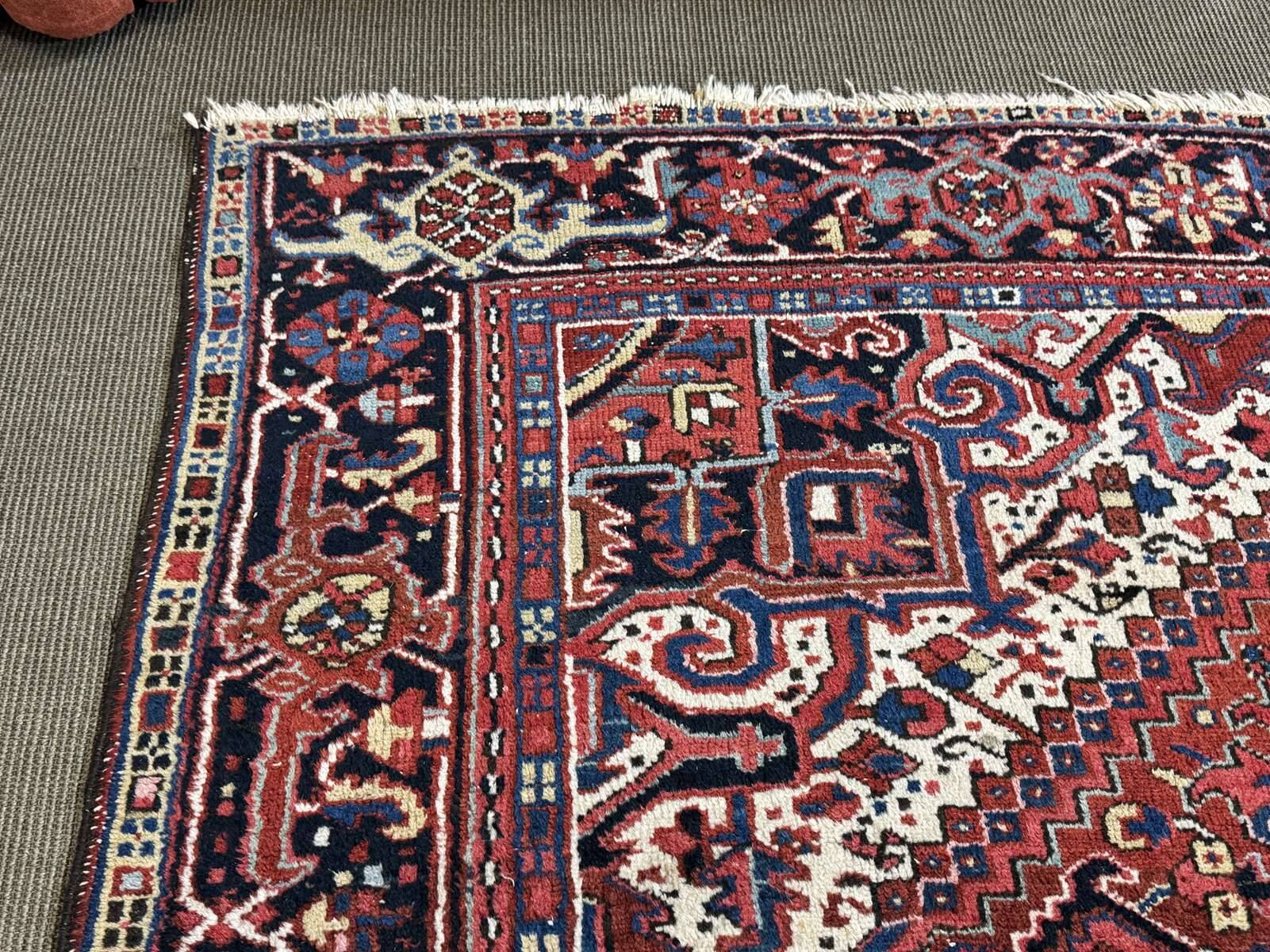 Handmade wool Iranian carpet - 3.35m x 2.32m