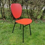 Chaise vintage rouge