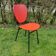 Chaise vintage rouge
