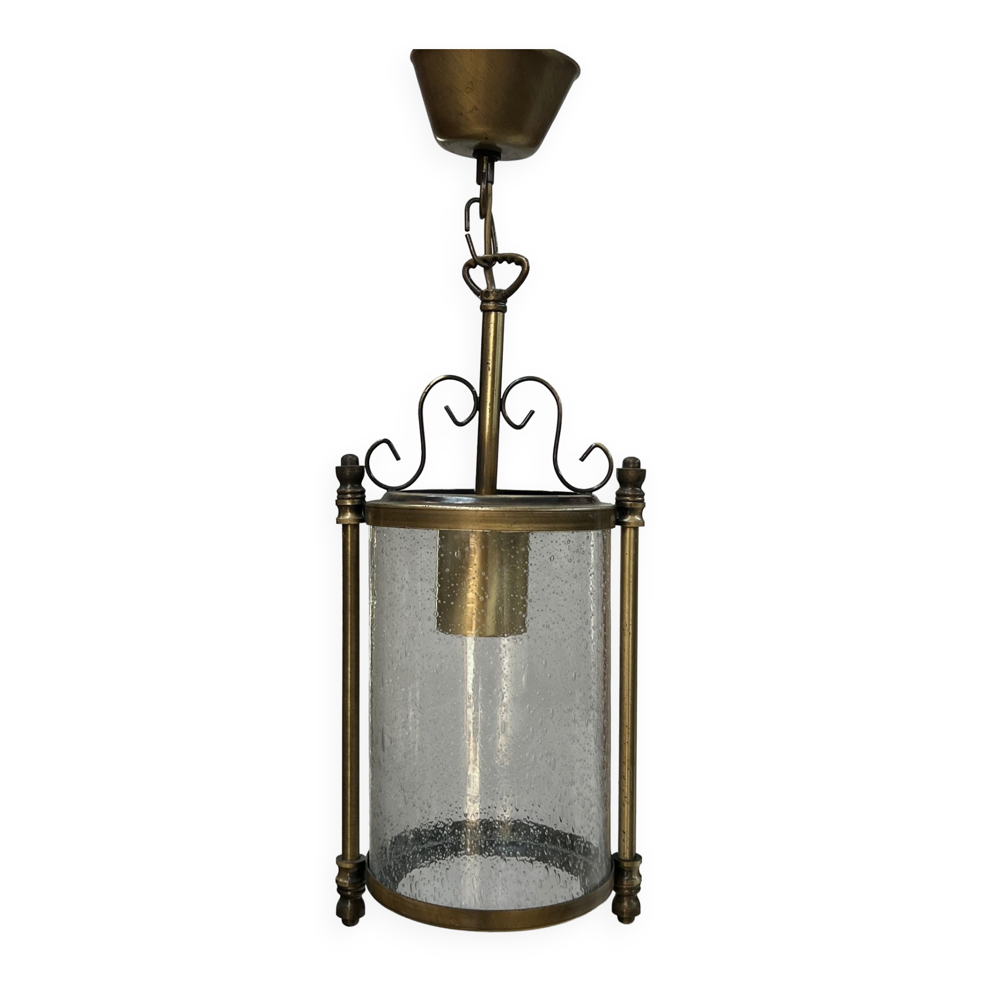 Lanterne suspendue bronze