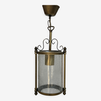 Bronze hanging lantern.