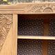 Parisian art deco cabinet in raw wood 1930