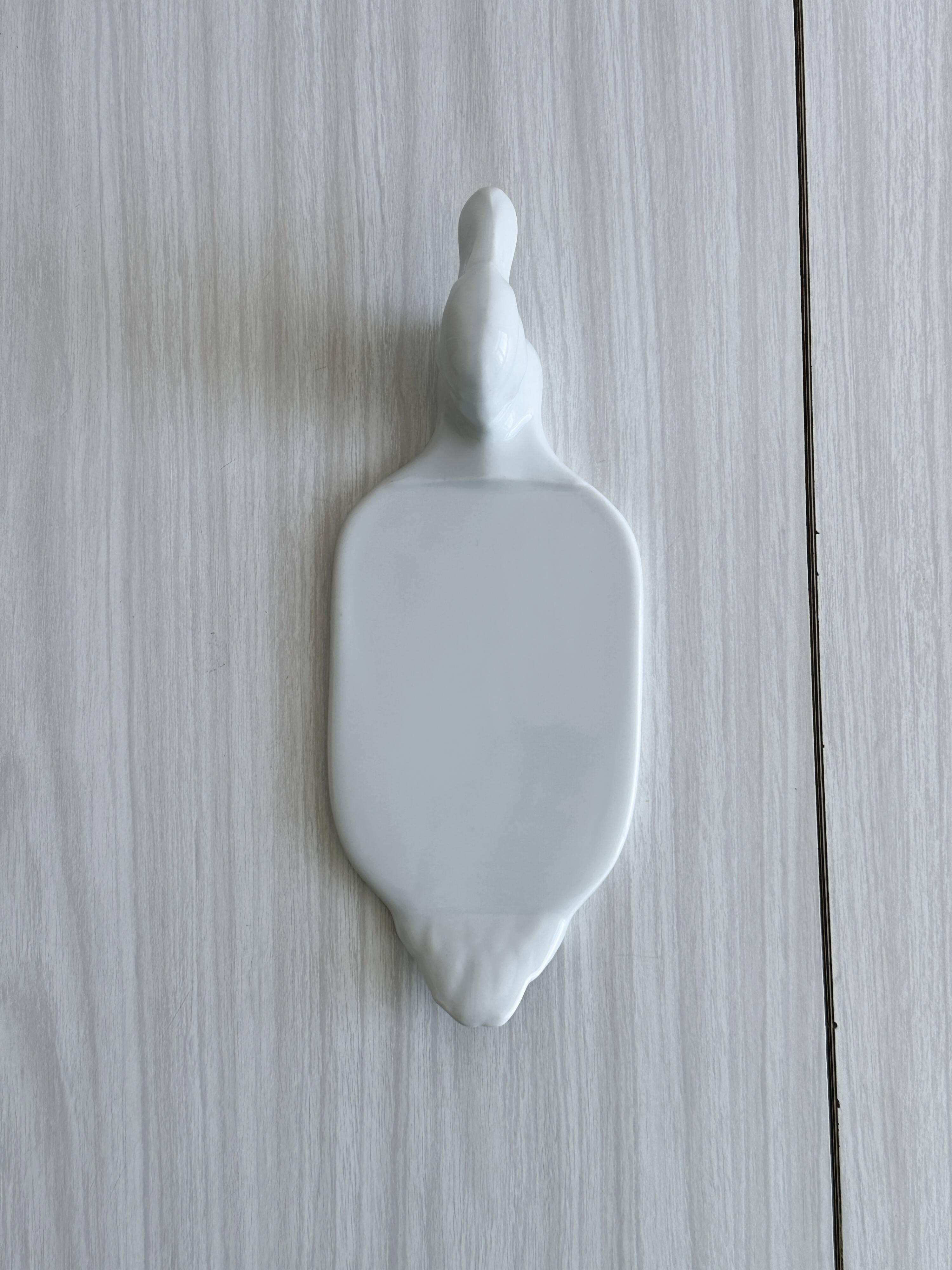 White porcelain foie gras dish