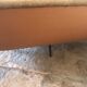 Vintage bench 1940-60's shape basket compass feet