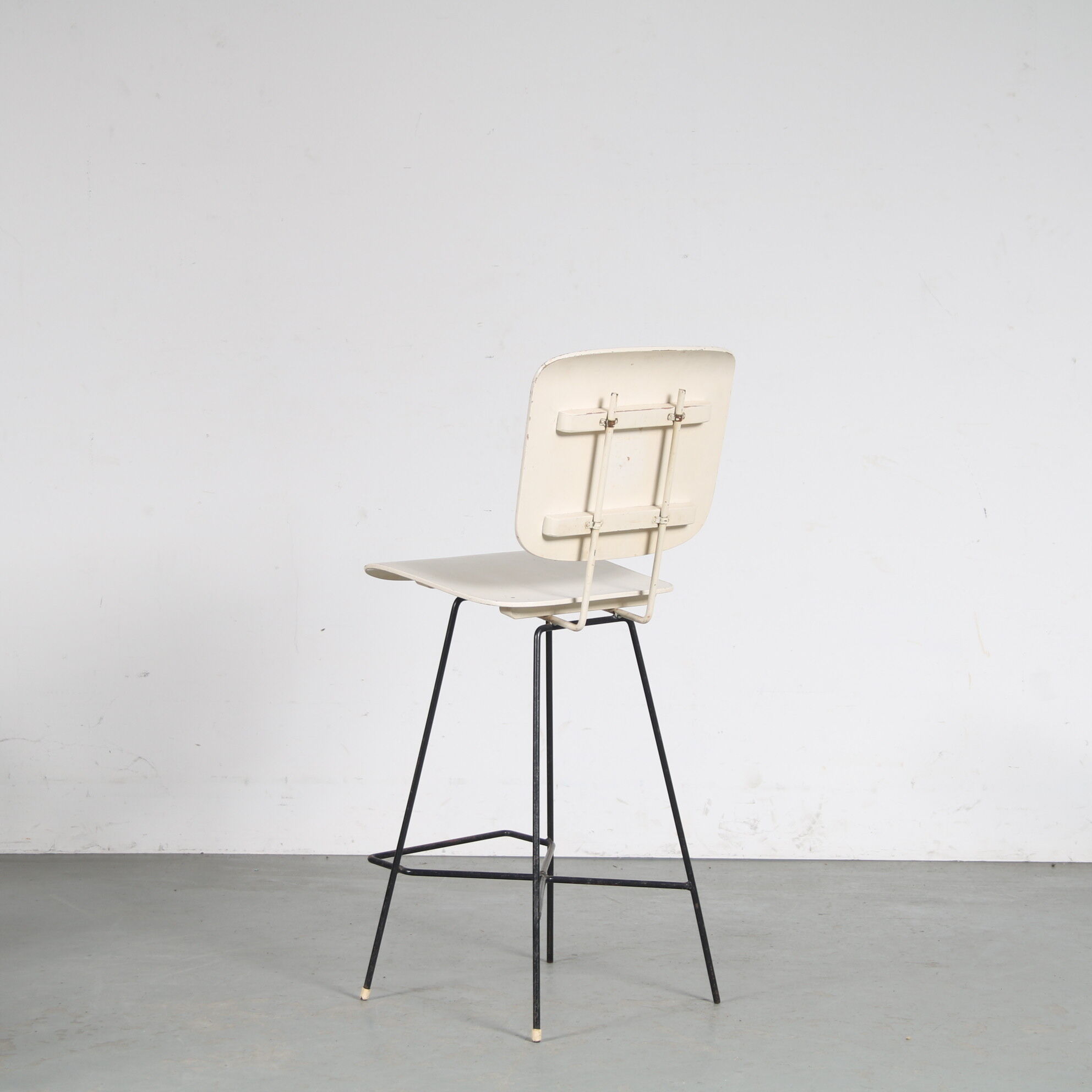 1950s Bar stools by P.J. van der Klugt for Everest, Netherlands
