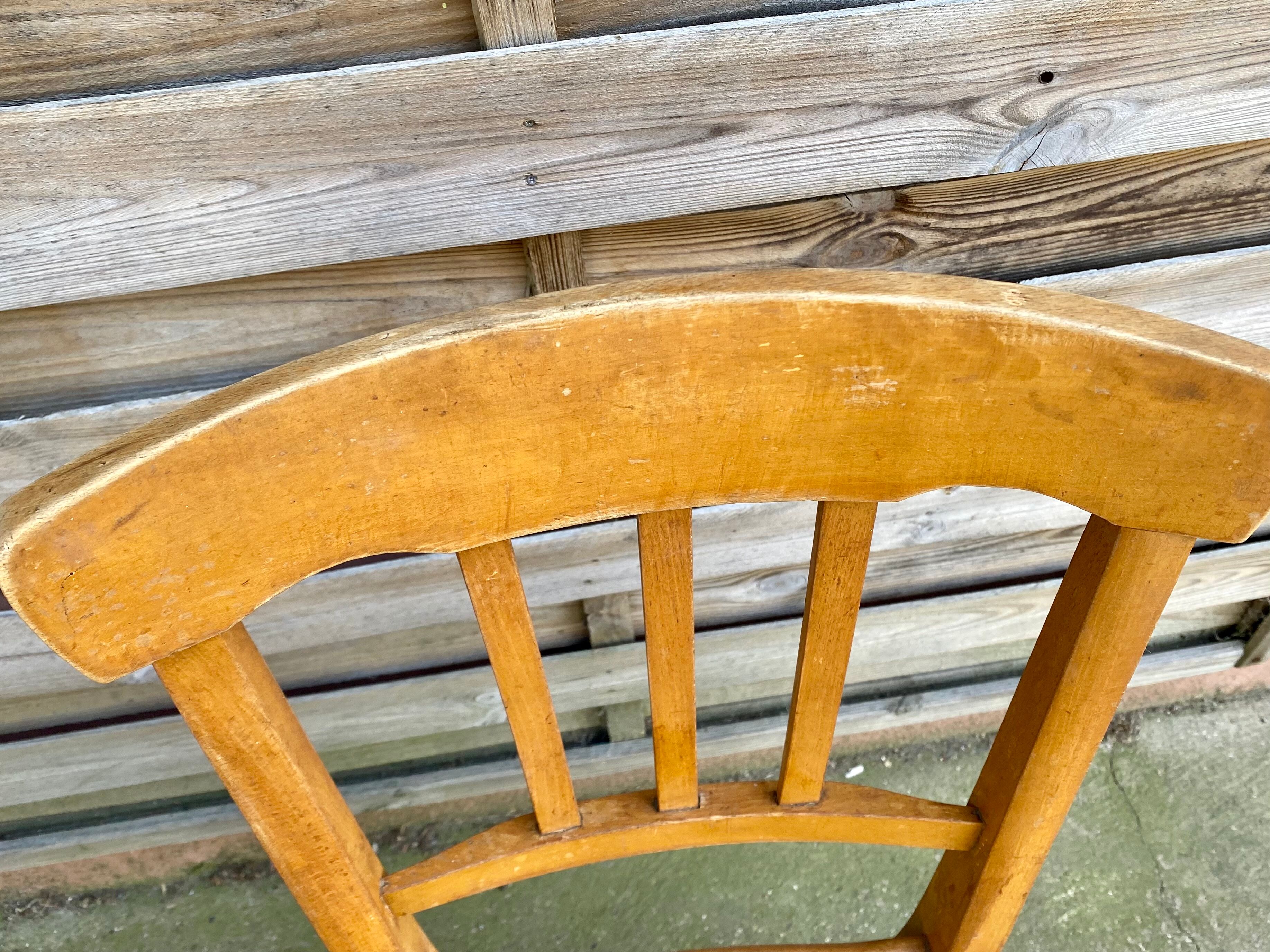 Paire de chaise bistrot Stella France vintage années 50