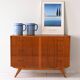 Commode scandinave avec poignées en métal