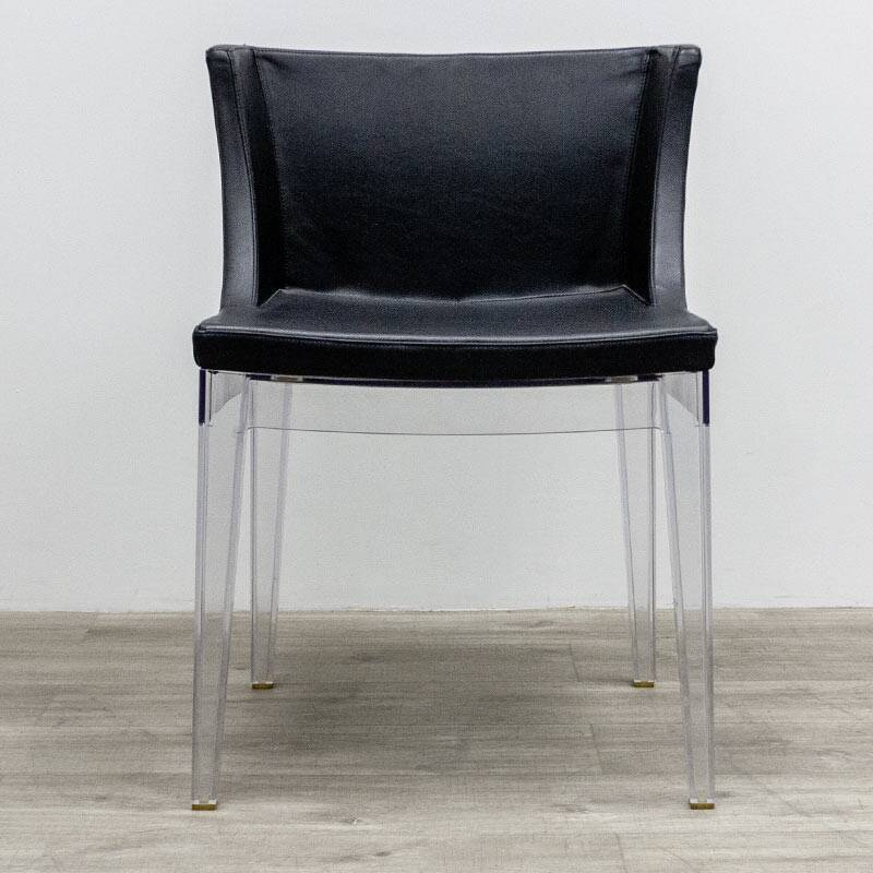 Mademoiselle chair from KARTELL in black leather