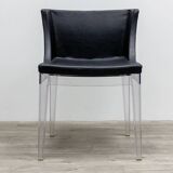 Mademoiselle chair from KARTELL in black leather