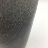 Brown and light grey ceramic vase