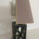 Paire de lampes en bois