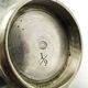 Art Deco salt shaker, nickel-plated brass, Krupp-Berndorf, Germany, 1930s