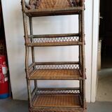 Wicker shelf