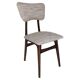 Butterfly Mid-Century dining chair in Peony cotton, Poland, 1960s