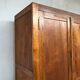 Old cabinet or wardrobe in fir from the 1950s 1960s vintage design