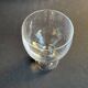 6 Verres à vin cristal – Pied boule creuse
