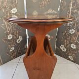 Small cane magazine table